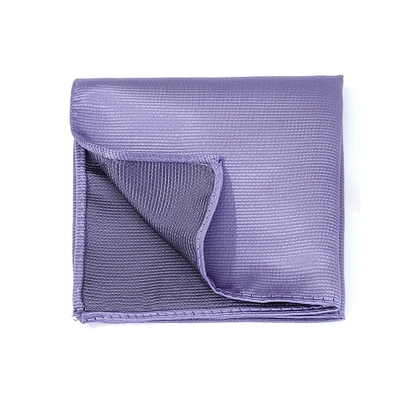 Klassisches Herren Einstecktuch – Mehrfarbig, Einfarbig & Gestreift, Elegantes Business-Accessoire für Anzüge Kaufschwan® Fliederlila
