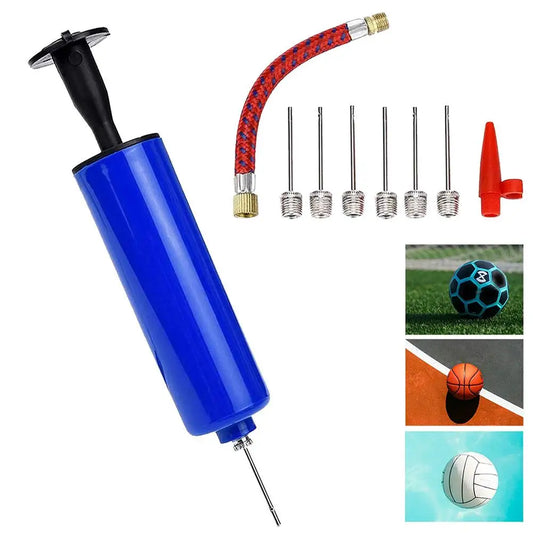 Flexible Handpumpe mit Schlauch – Tragbare Ballpumpe für Fußball, Basketball, Volleyball & Sportbälle Kaufschwan®