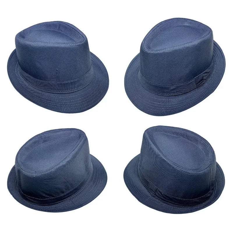 Sommer & Winter Hut - Jazzhut – Britischer Zylinderhut, Herren Fedora, Mittelalte & Ältere Warmer Jazzhut