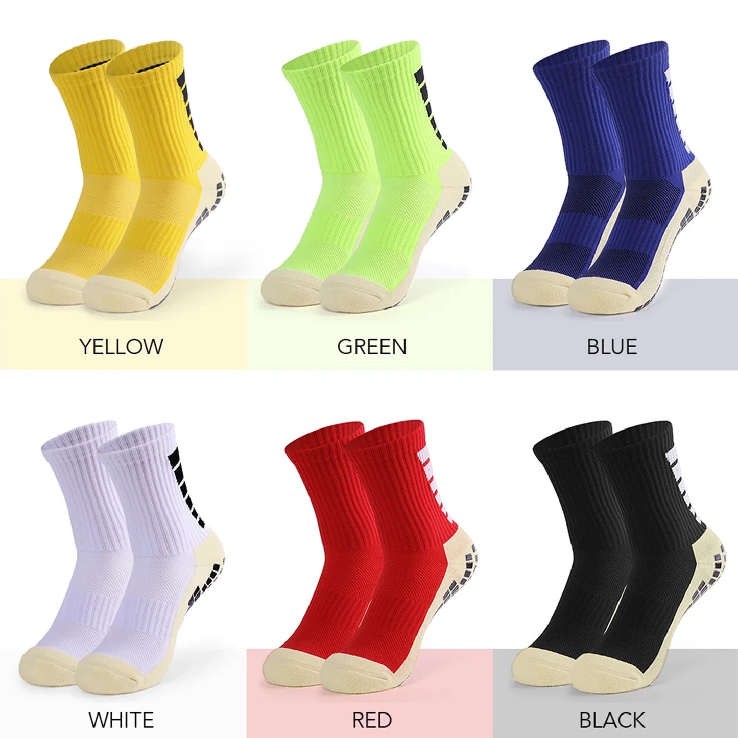 Herren Anti-Rutsch-Sportsocken | Fußball, Basketball, Volleyball, Laufen, Trekking & Wandern Kaufschwan®