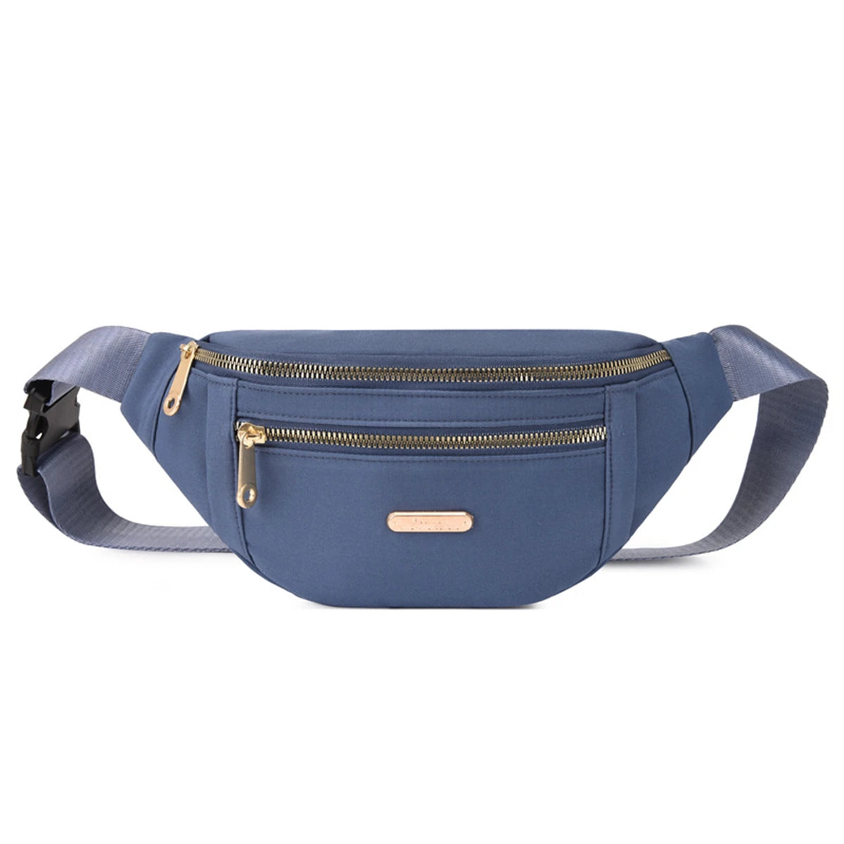 Damen Gürteltasche – Modische Fanny Pack mit Reißverschluss | Brusttasche, Schultertasche & Reise Bauchtasche Kaufschwan® Blau