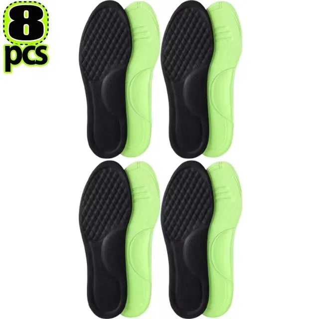 12/2 Stück Weiche Memory Foam Orthopädische Einlegesohlen | Deodorierend & Antibakteriell für Sport & Alltag Kaufschwan®