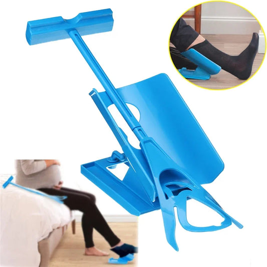 1 Stück Sockenanziehhilfe für Senioren – Tragbare Flexible Sockenhilfe mit Einzigartigem Wiegen-Design | Anziehhilfe für Ältere & Rehabilitationsbedarf Kaufschwan®