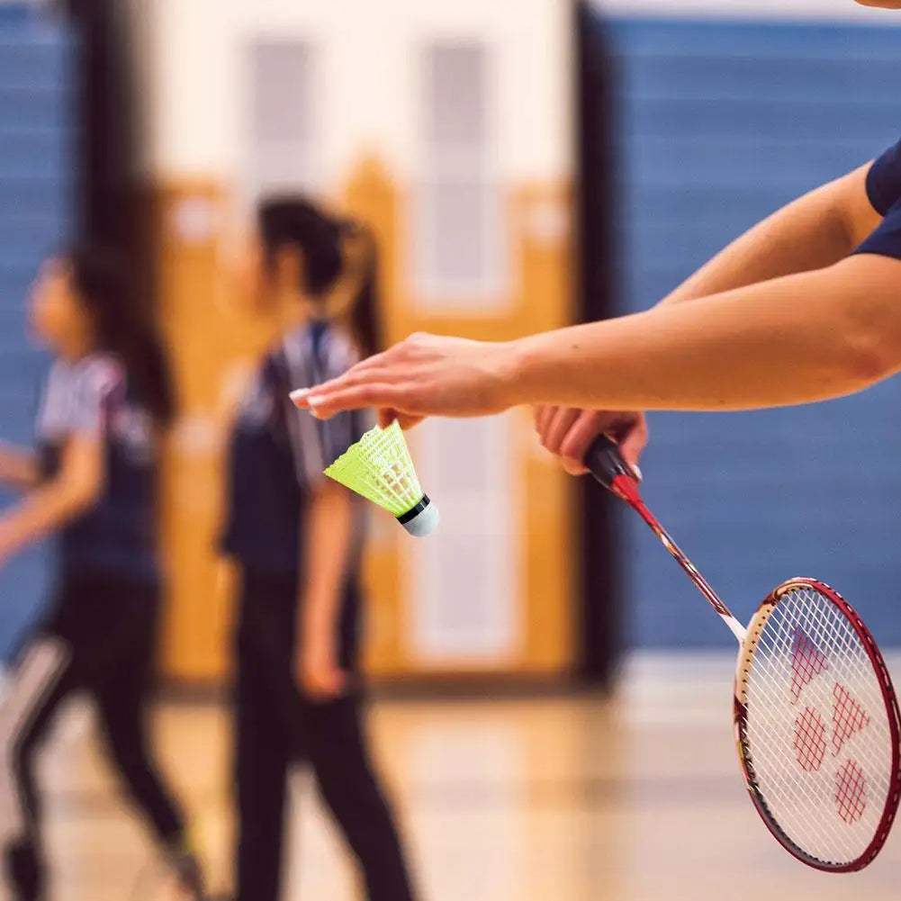 10 Stück Grüne Badminton Federbälle – Tragbare Nylon Trainings Federbälle | Langlebige Outdoor Sport Federbälle Kaufschwan®