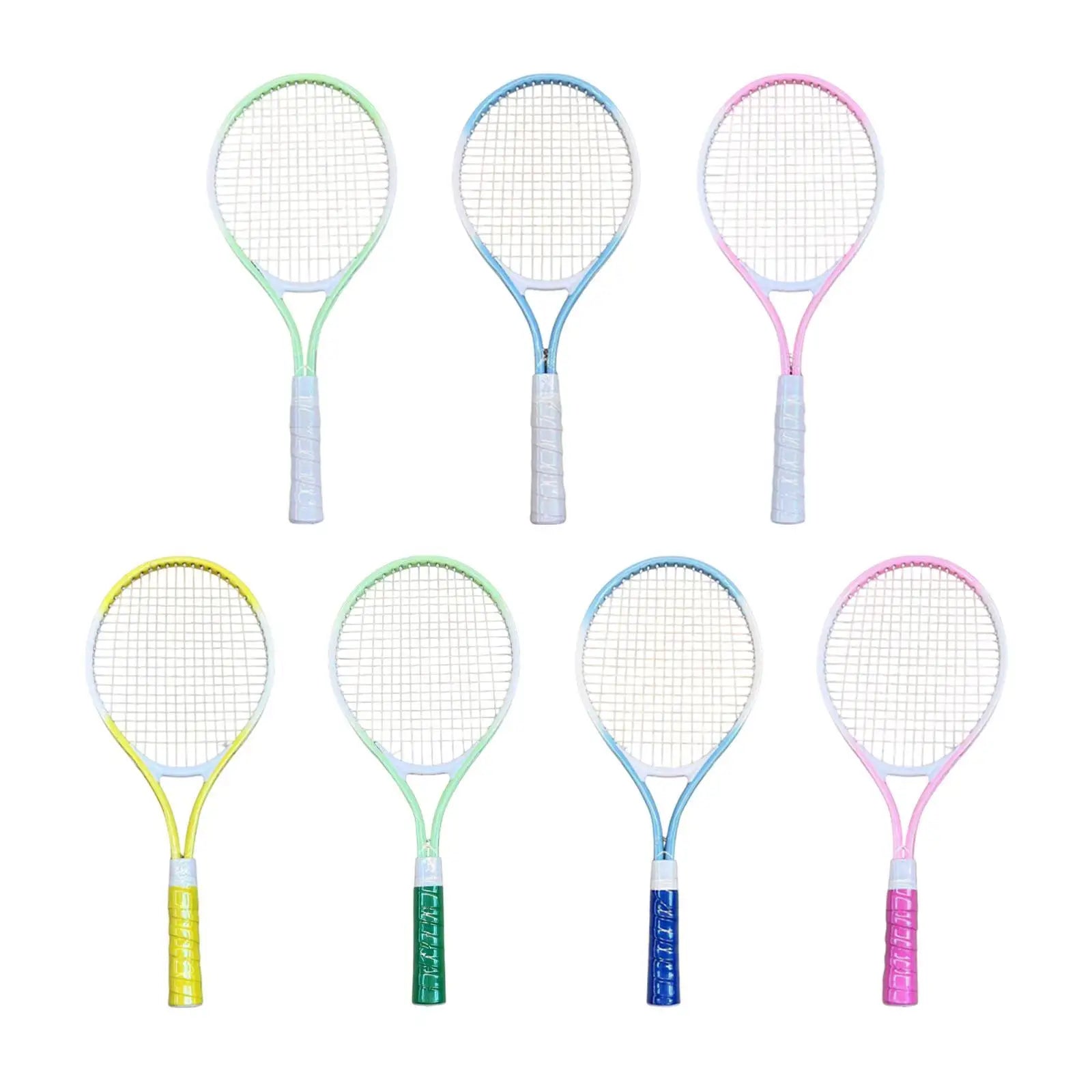 Tennis Schläger – Robuster Tennisschläger mit Hochfesten Nylon-Saiten | Praktisches Tennis Equipment für Park, Garten & Freizeitspiele Kaufschwan®