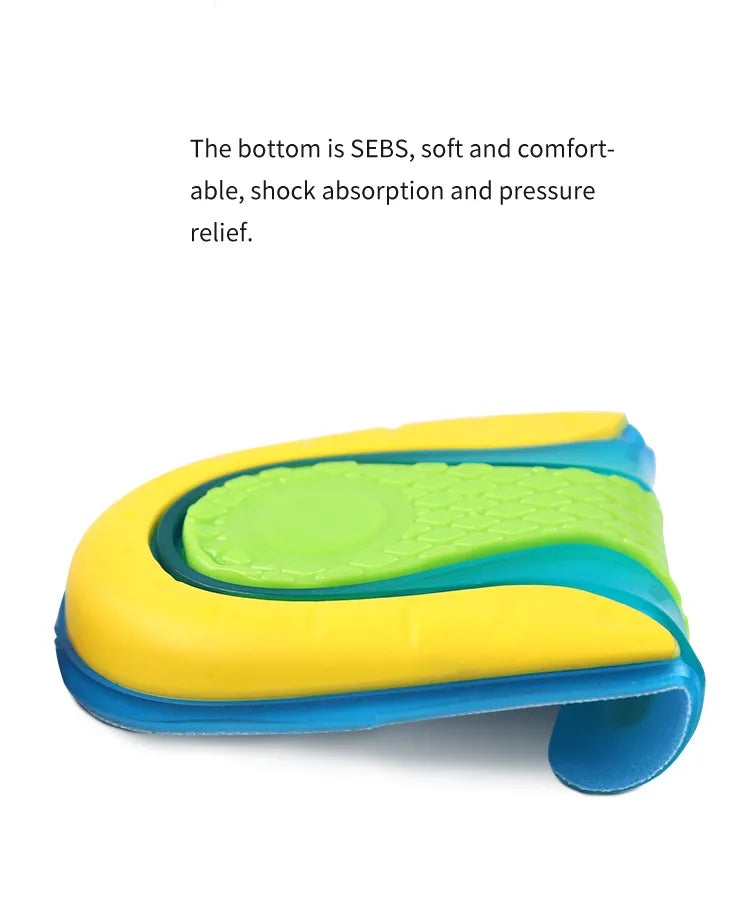 Silikon Gel Sport Einlegesohlen | Rutschfeste Orthopädische Schuhsohlen mit Stoßdämpfung & Fußmassage für Damen und Herren Kaufschwan®