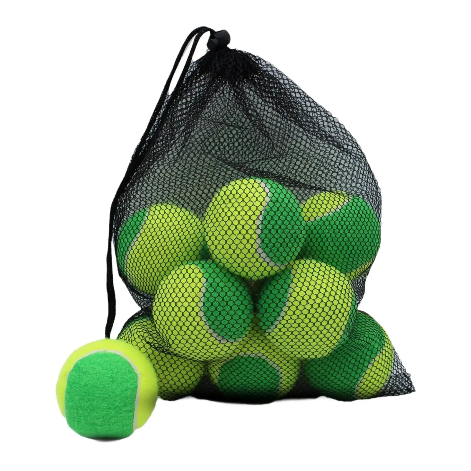20er Pack Tennisbälle für Training & Übungen – Robuste 2,52" Standardgröße Bälle für Outdoor Sport & Tennistraining Kaufschwan® Grün Gelb