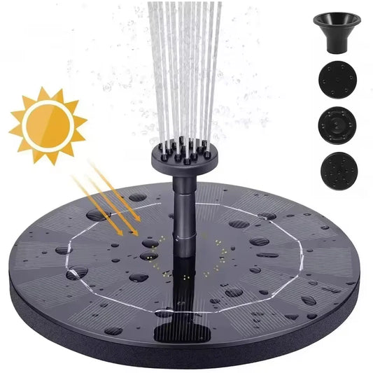 13/16/cm Schwimmende Solar-Wasserbrunnenpumpe – Solarpanel-Vogelbad-Fontäne mit 8 Düsen | Für Garten, Teich, Pool & Outdoor-Dekoration Kaufschwan®