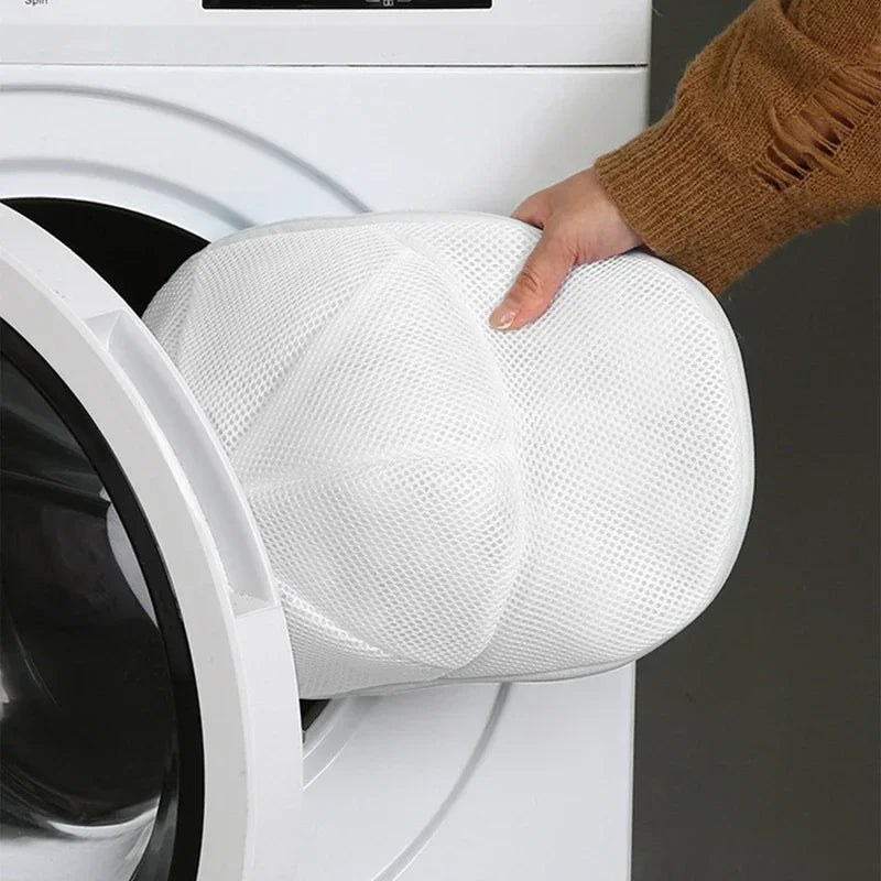 Waschmaschinen Cap-Waschschutz – Mützenreiniger Wäschenetz | Anti-Verformungs Waschbeutel für Hüte & Kleine Kleidung