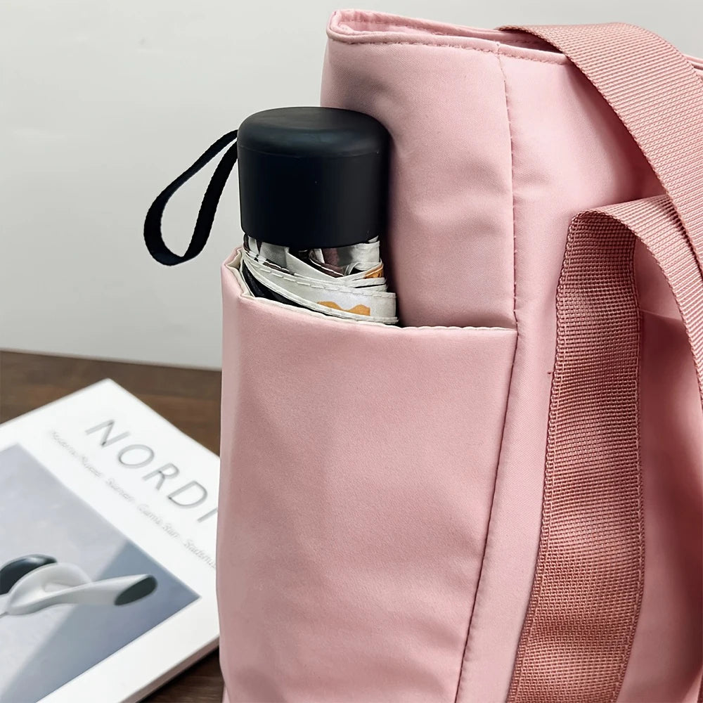 Große Kapazität Casual Tote Bag für Damen – Leichte Oxford Stoff Schultertasche | Trendige Handtasche für Arbeit & Alltag Kaufschwan®