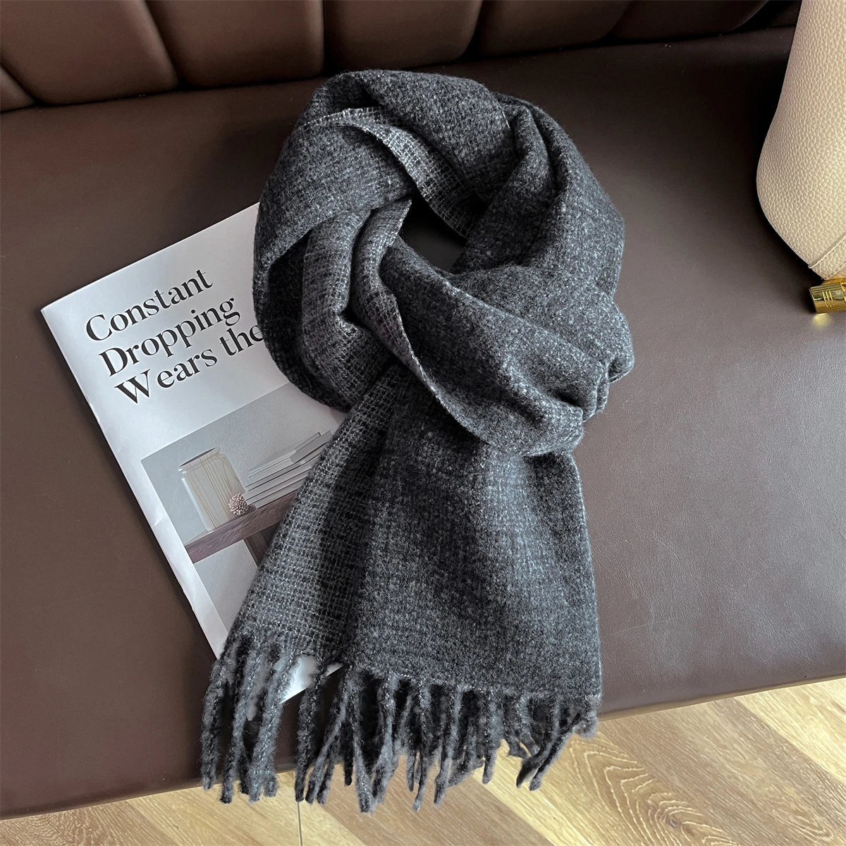 Luxus Damen Schal | Winter Warmer Schal Umschlagtuch & Stola | Pashmina Foulard, Bandana & Decken Poncho