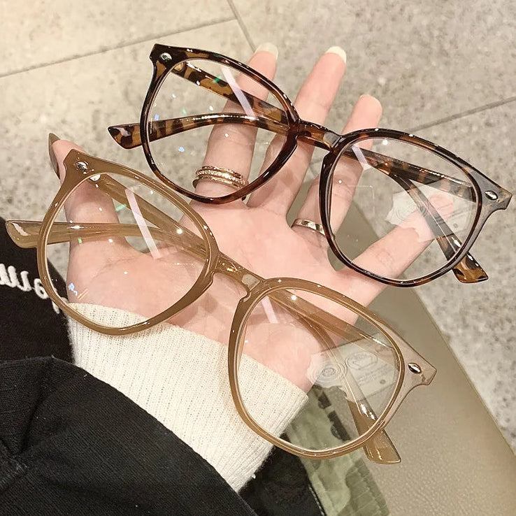 Transparent Computer Glasses Frame Women Men Anti Blue Light polygon square Eyewear Blocking Glasses Optical Spectacle Eyeglass Kaufschwan®