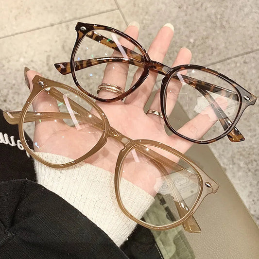 Transparent Computer Glasses Frame Women Men Anti Blue Light polygon square Eyewear Blocking Glasses Optical Spectacle Eyeglass Kaufschwan®