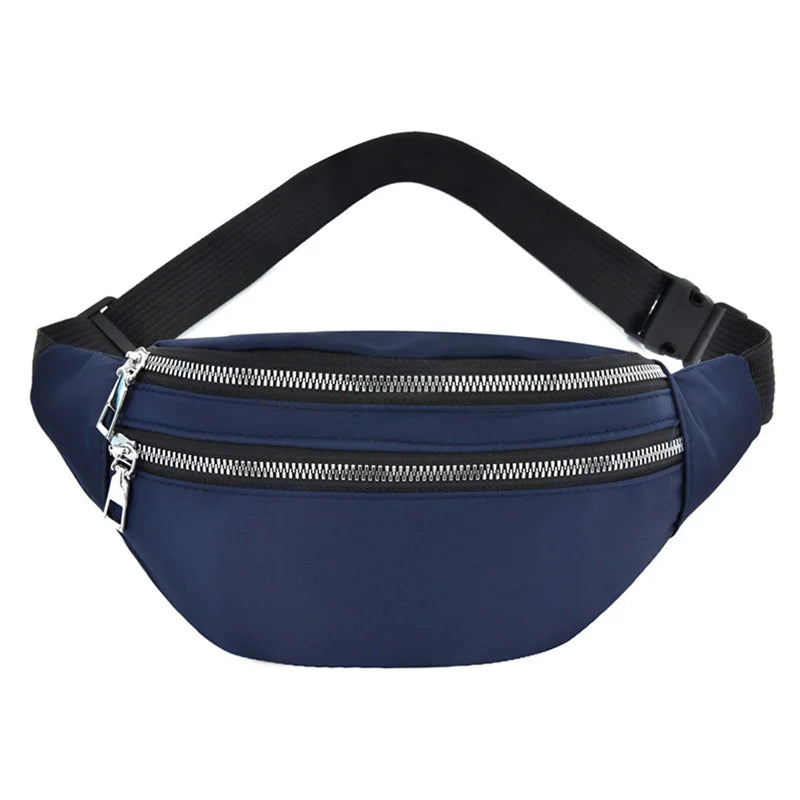 Damen Gürteltasche mit Großem Fassungsvermögen – Wasserdichte Sport Fanny Pack | Outdoor Running, Fitness & Reise Crossbody Tasche Kaufschwan® Blau