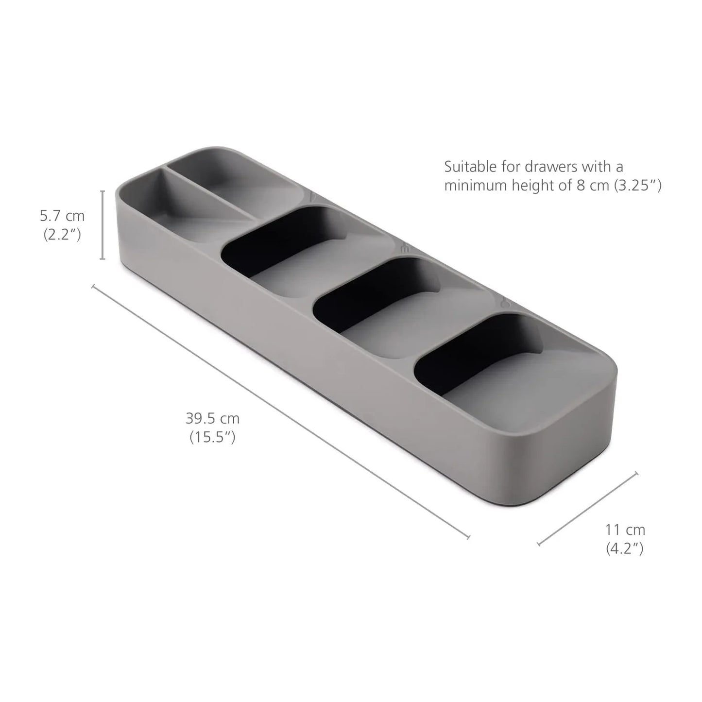 Multifunktionale Besteck Aufbewahrungsschale – Fächer Organizer für Gabeln & Löffel | Küchen Schubladen Sortierbox Kaufschwan®