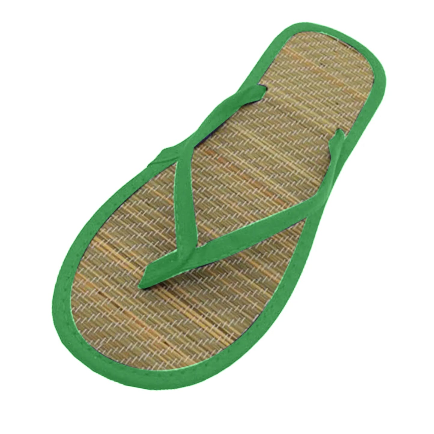 Damen Flache Flip-Flops | Bequeme Rutschfeste Bambus-Rattan Sandalen | Hausschuhe für Bad & Alltag Kaufschwan®