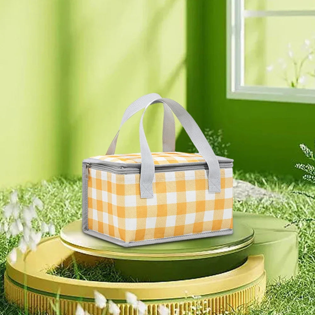 Große Outdoor Picknick Kühltasche – Tragbare Isolierte Box | Camping Getränketräger, Bento Tasche & Picknickbedarf Kaufschwan®