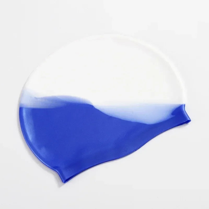 Silikon Schwimmkappe – Wasserdicht & Elastisch | Badehaube für Lange Haare | Unisex Schutzkappe für Schwimmbad & Training