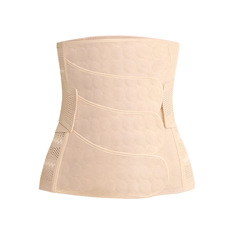 Damen Bauchband Shapewear Gürtel – Shapewear Korsett, Taillentrainer & Bauchweg Bandage für Figurformung & Rückbildung Kaufschwan® Beige M