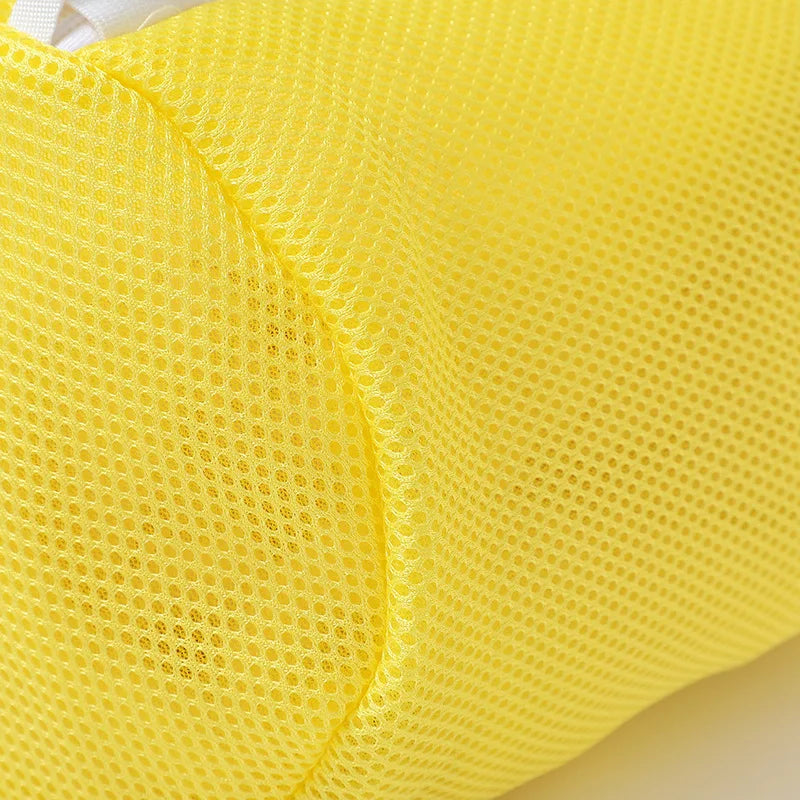 Schuh-Wäschenetz für Waschmaschine – Honigwaben-Mesh Waschbeutel mit Reißverschluss | Schuhreinigungsbeutel für Sneaker & Laufschuhe (39×18cm)