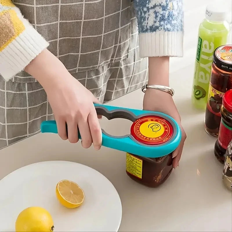 4-in-1 Multifunktions Öffner – Einfacher Griff für Gläser, Deckel und – Kaufschwan®