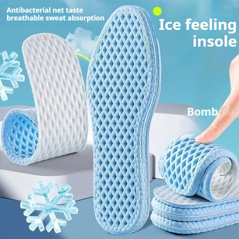 Atmungsaktive Memory Foam Einlegesohlen für Herren – Sommer-Schuhsohlen mit Stoßdämpfung für Laufen & Sport Kaufschwan®
