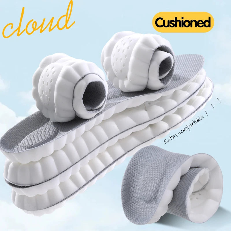 4D Massage Einlegesohlen | Superweiche Sportschuhe Sohlen mit Fußgewölbeunterstützung – Orthopädische Einlagen für Damen & Herren Kaufschwan®