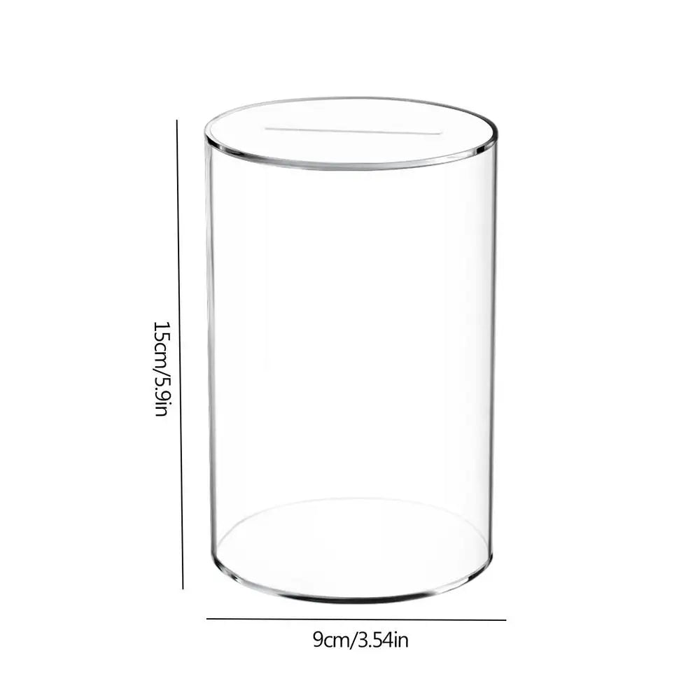 Transparente Acryl Spardose – Große Geld Sparbox für Erwachsene und Kinder Kaufschwan®