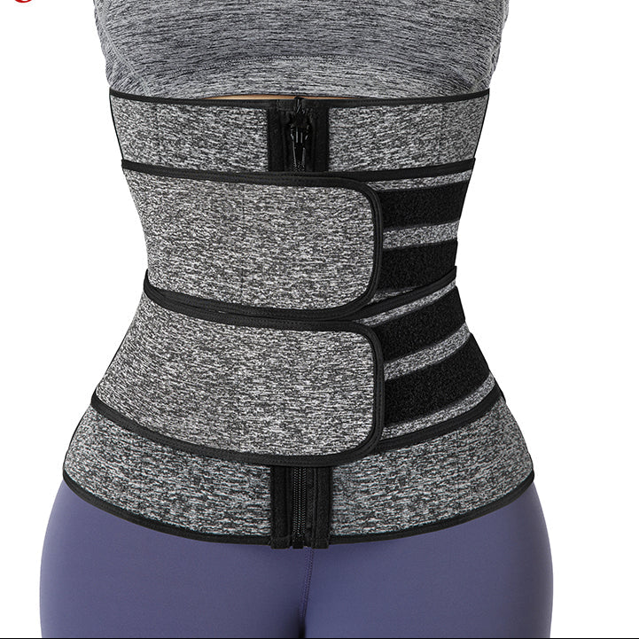 Taillentrainer in Übergröße für Damen – Sport Korsett Gürtel, Bauchweg Mieder, Schweiß-Trimmer für Training & Gewichtsreduktion Kaufschwan®