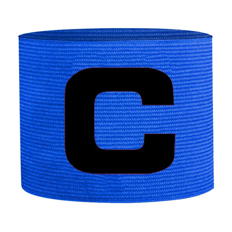 Hochwertige Kapitänsbinde – Verstellbares Fußball Armband | Professionelles Sportzubehör & Geschenk für Mannschaftskapitäne Kaufschwan® Blau