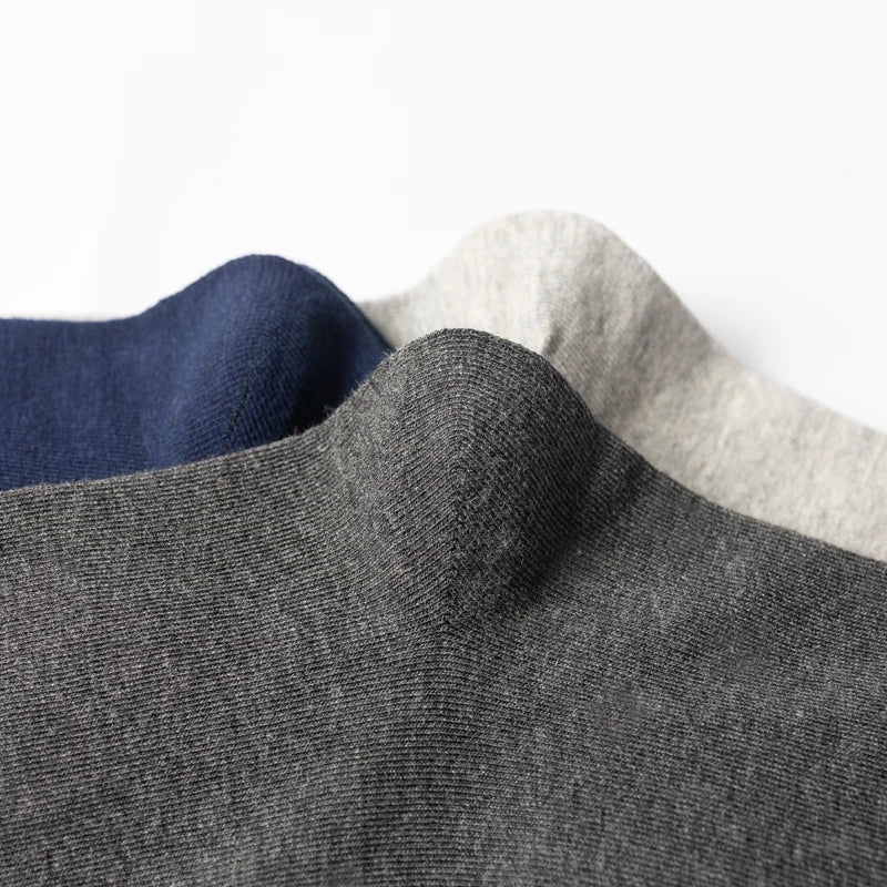 10 Paare Herren Kammbaumwollsocken | Schwarze Freizeit- & Businesssocken Atmungsaktiv Hochwertig Kaufschwan®