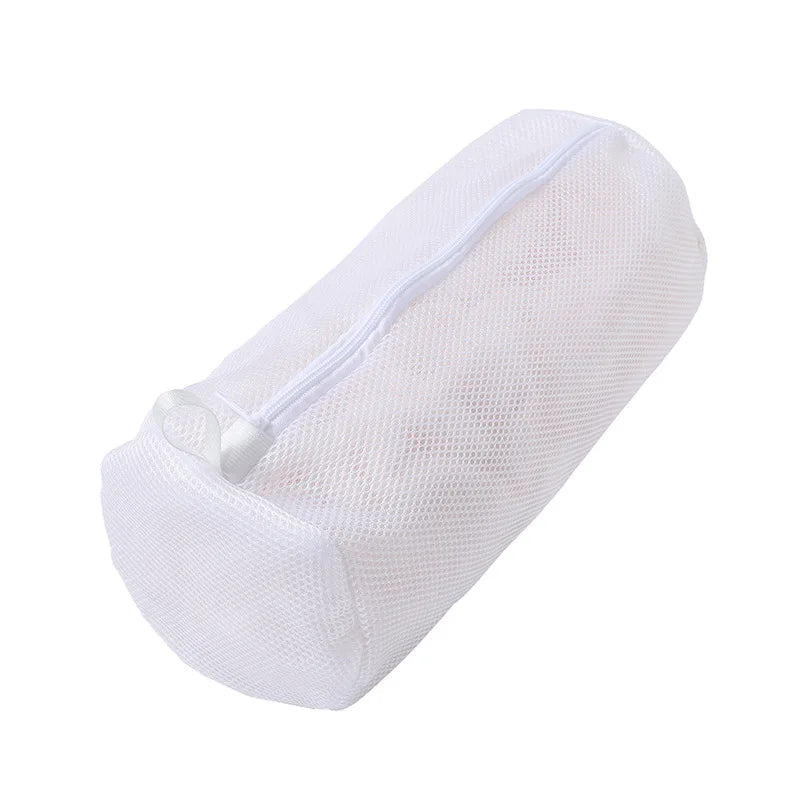 Schuh-Wäschenetz für Waschmaschine – Honigwaben-Mesh Waschbeutel mit Reißverschluss | Schuhreinigungsbeutel für Sneaker & Laufschuhe (39×18cm)