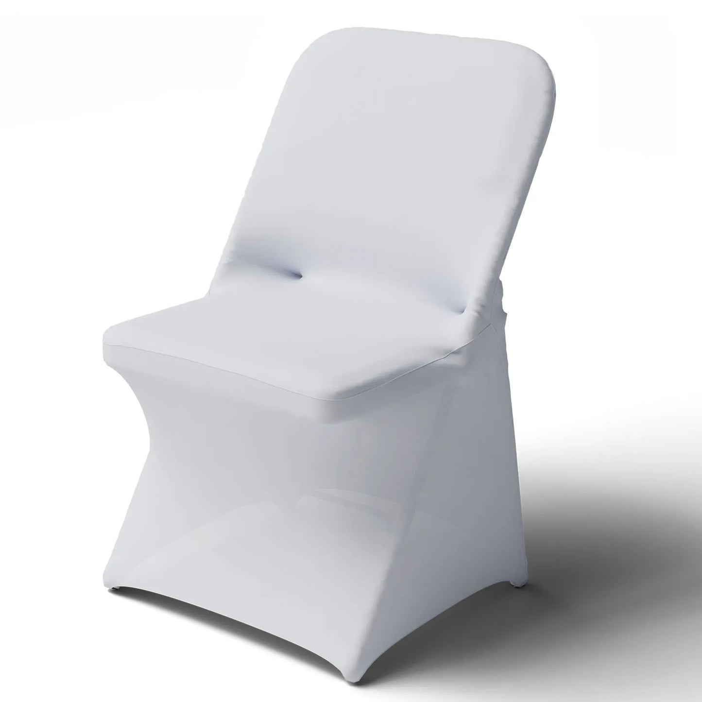 12/30/50 Stück Spandex Klappstuhlbezüge – Elastische Waschbare Stuhlüberzüge für Hochzeit, Party, Feiertage & Besondere Anlässe Kaufschwan® Weiß 6 Stück