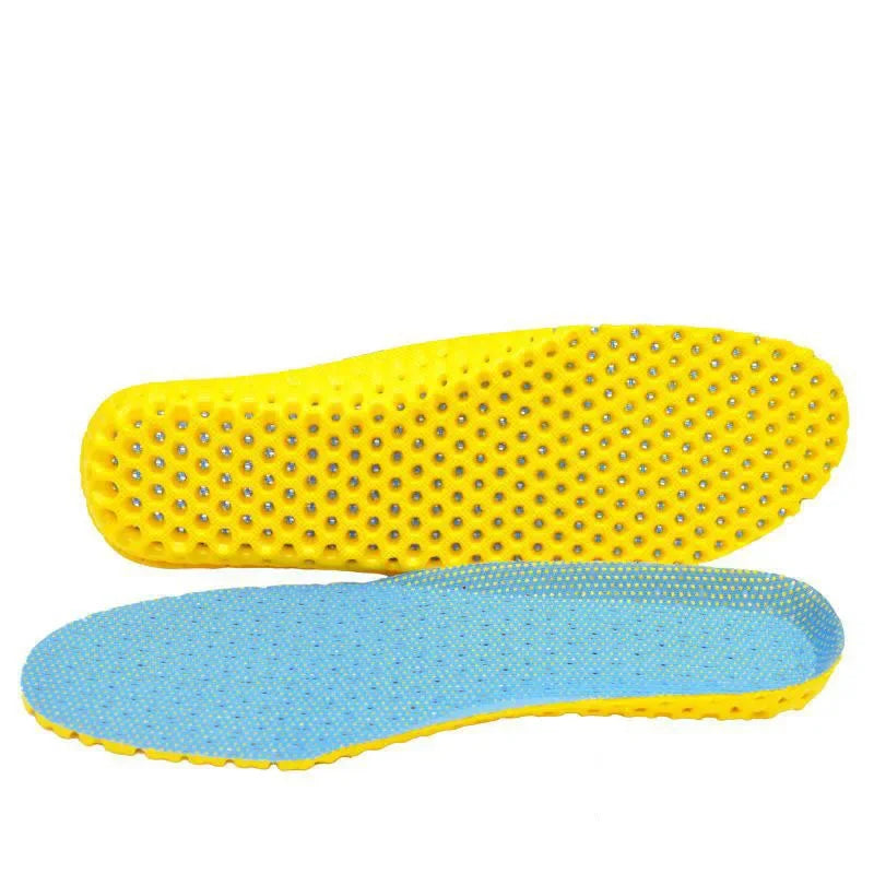 Neue Orthopädische Memory Foam Einlegesohlen | Atmungsaktive Mesh Sporteinlagen für Damen & Herren | Dämpfung & Fußgewölbeunterstützung Kaufschwan® Basic Hellblau EU46