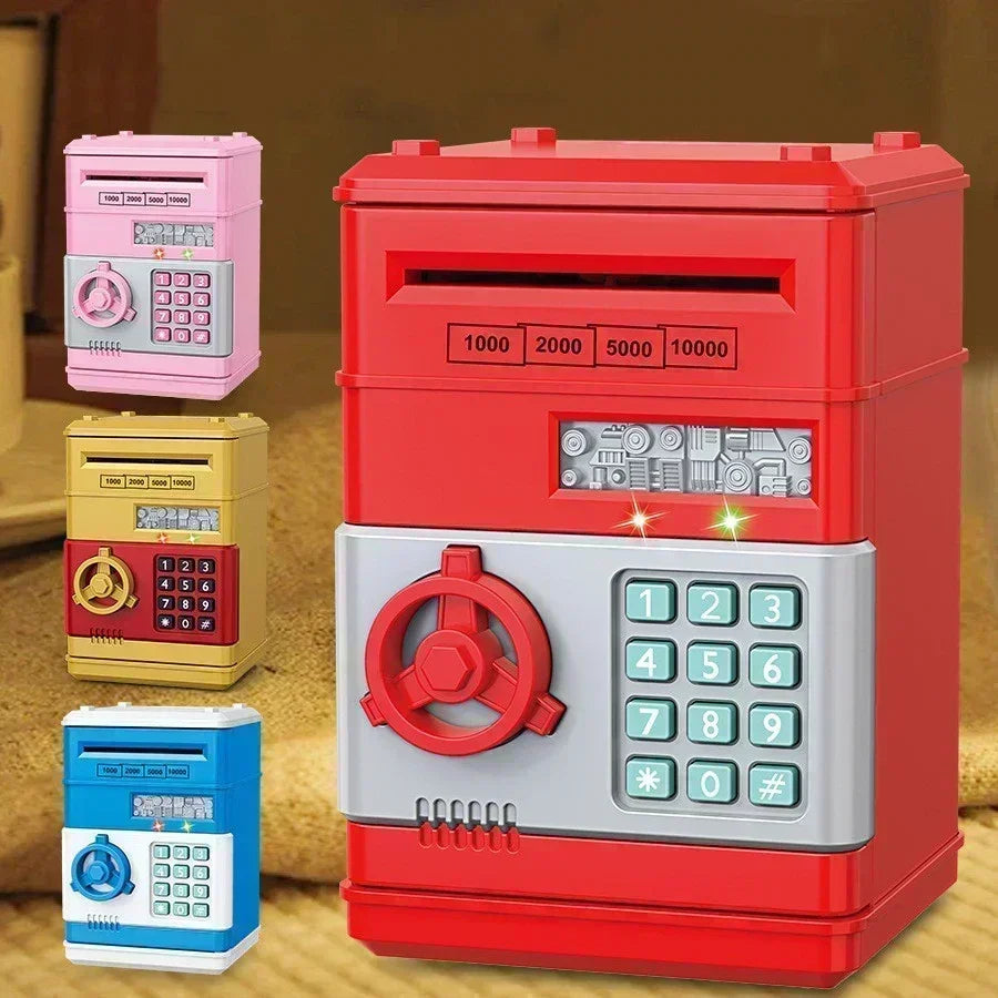 Elektronische Spardose Mini Safe – Sparbox mit Passwort und Münzfunkti – Kaufschwan®