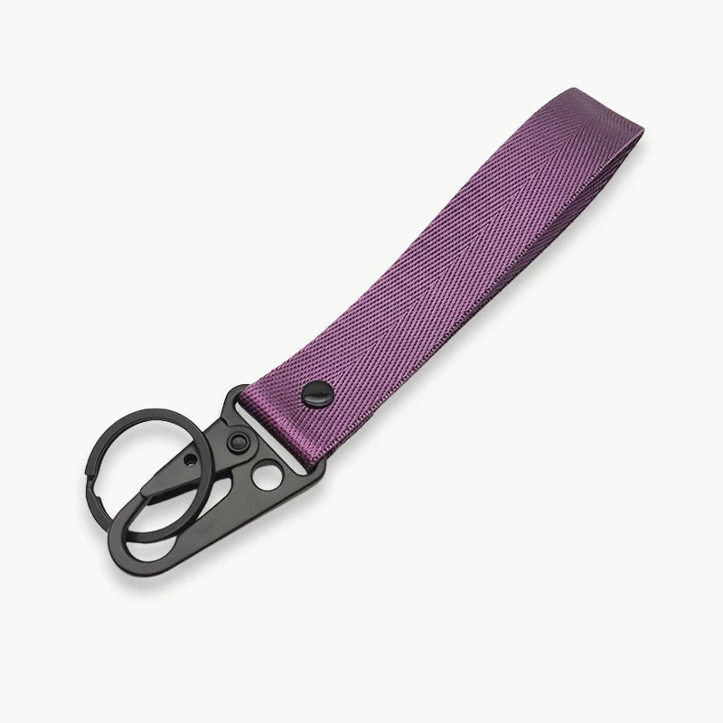 Personalisierter Schlüsselanhänger fürs Handgelenk – Mit eigenem Text oder Logo | Lanyard mit Clip für Auto & Motorrad, Unisex Design