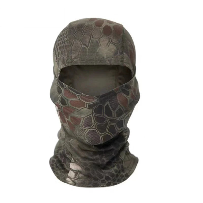 Camouflage Balaclava Mütze – Vollgesichtsmaske für Radfahren, Jagd & Outdoor Sport | Skimaske Motorrad Helm Unterziehmütze
