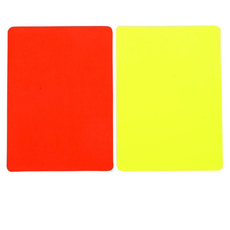 Fußball Schiedsrichter Set – Pfeife mit Rot- & Gelbkarte | Professionelles Fußball Match Zubehör & Outdoor Trainingsausrüstung Kaufschwan®