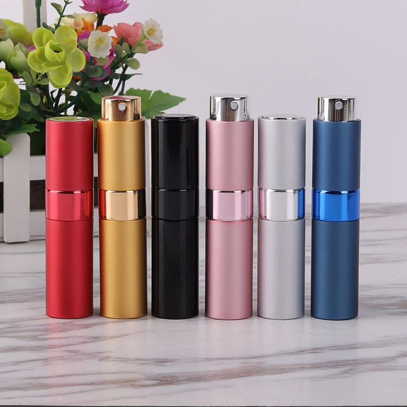 Perfume Refill Bottle 8ml Metal Aluminum Refillable Perfume Bottle Spray Bottle Portable Atomizer Perfume Travel Kaufschwan®