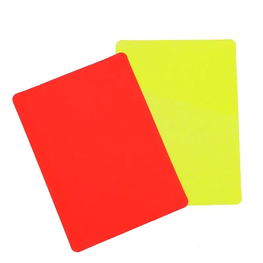 Fußball Schiedsrichter Set – Pfeife mit Rot- & Gelbkarte | Professionelles Fußball Match Zubehör & Outdoor Trainingsausrüstung Kaufschwan®