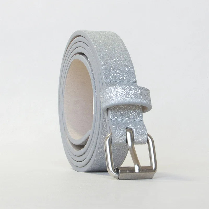 Glitzer Gürtel – Personalisierter Glänzender Damen Gürtel | Auffälliges Sommeraccessoire für Partys & Streetwear