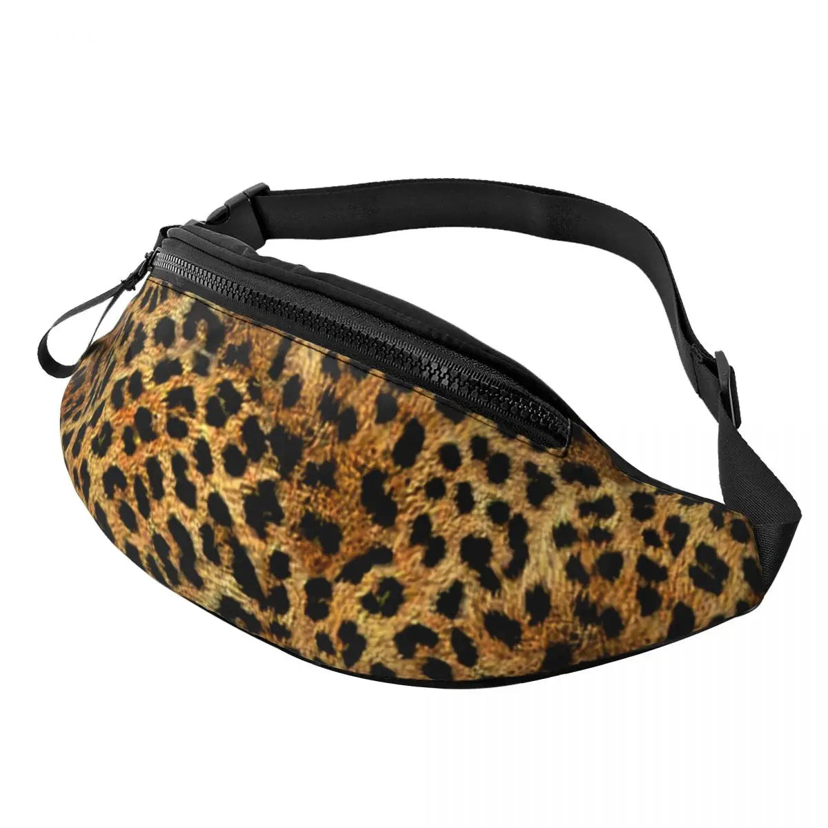 Leopardenmuster Gürteltasche – Unisex Hüfttasche | Cheetah Print Crossbody Bag für Laufen, Reisen & Handy