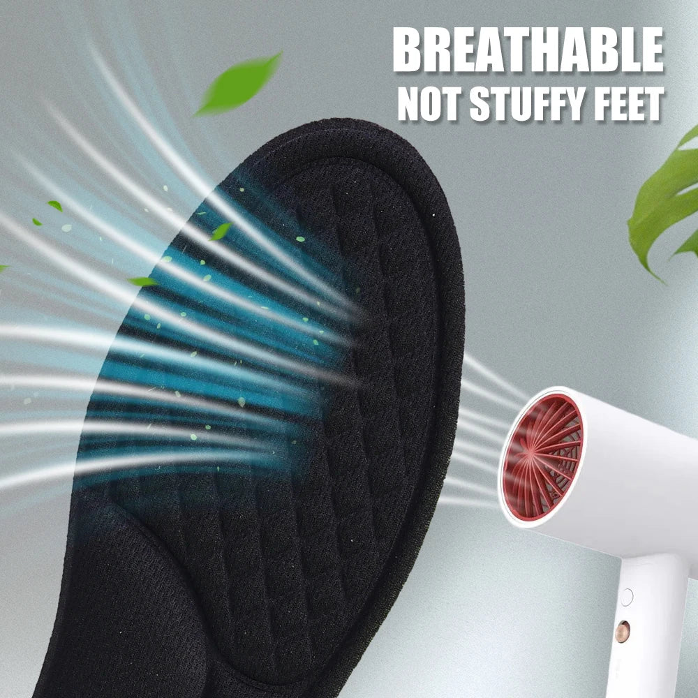 12/2 Stück Weiche Memory Foam Orthopädische Einlegesohlen | Deodorierend & Antibakteriell für Sport & Alltag Kaufschwan®