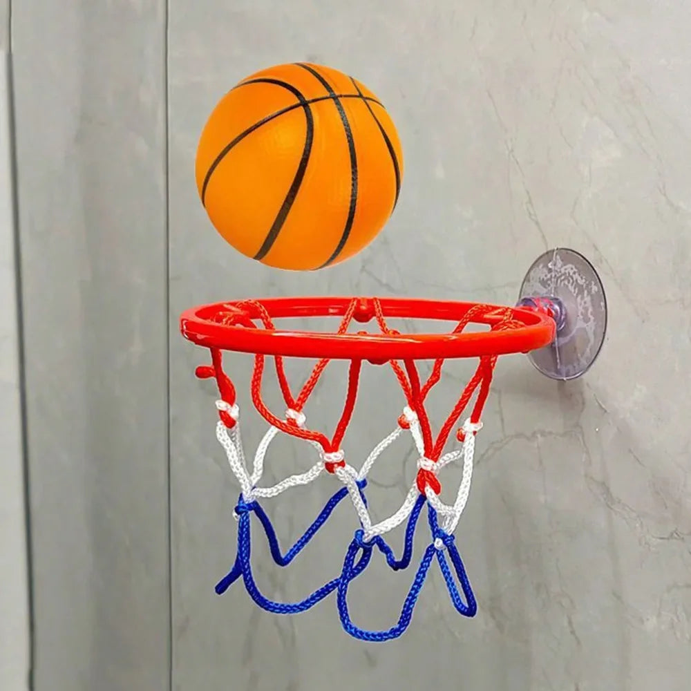 Mini Basketball Set mit Handgelenkband – Elastischer Gummiball Tischspielzeug | Lustiges Sportspiel zur Kinderkoordination & Bewegung Kaufschwan®