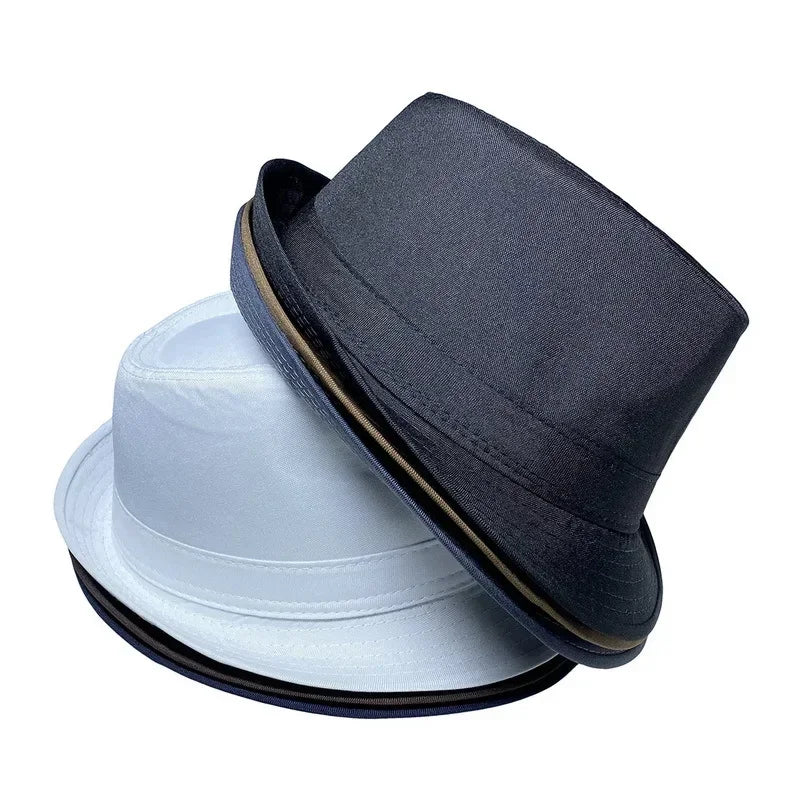 Sommer & Winter Hut - Jazzhut – Britischer Zylinderhut, Herren Fedora, Mittelalte & Ältere Warmer Jazzhut