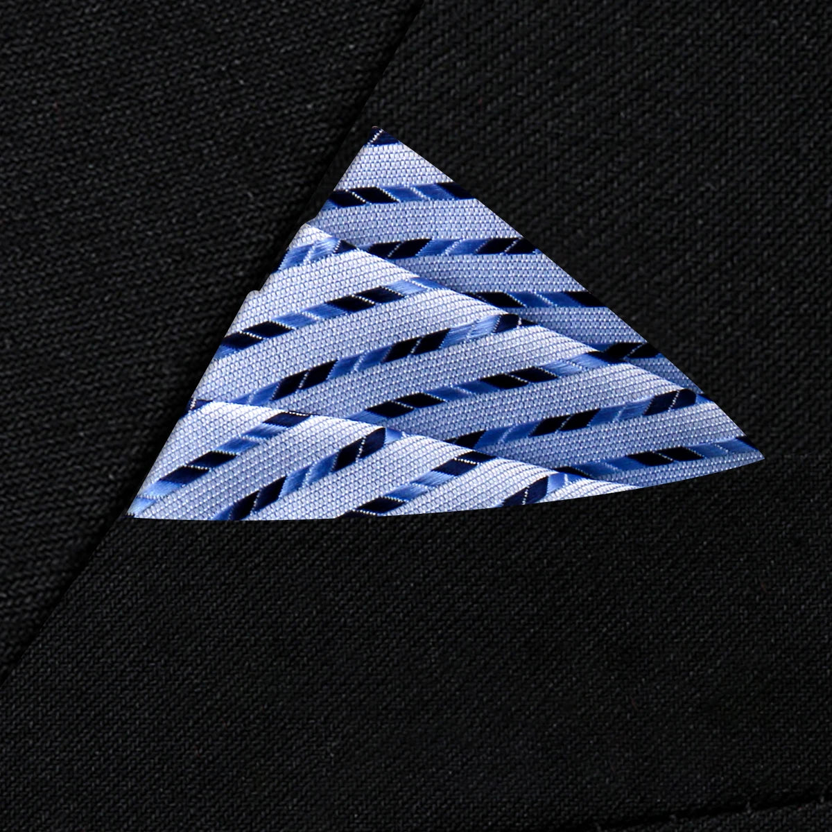 Herren Einstecktuch – Neues Design Jacquard Gewebtes Taschentuch, Braunes Anzug Accessoire für Hochzeit, Party & Formelle Anlässe