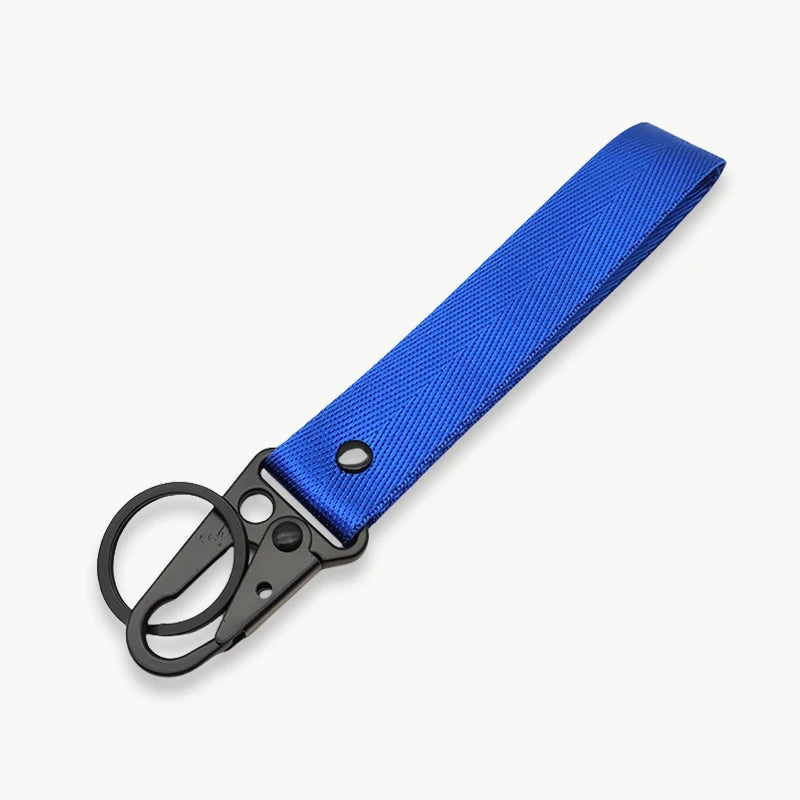 Personalisierter Schlüsselanhänger fürs Handgelenk – Mit eigenem Text oder Logo | Lanyard mit Clip für Auto & Motorrad, Unisex Design