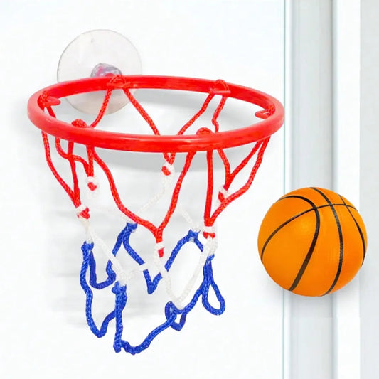 Mini Basketball Set mit Handgelenkband – Elastischer Gummiball Tischspielzeug | Lustiges Sportspiel zur Kinderkoordination & Bewegung Kaufschwan®