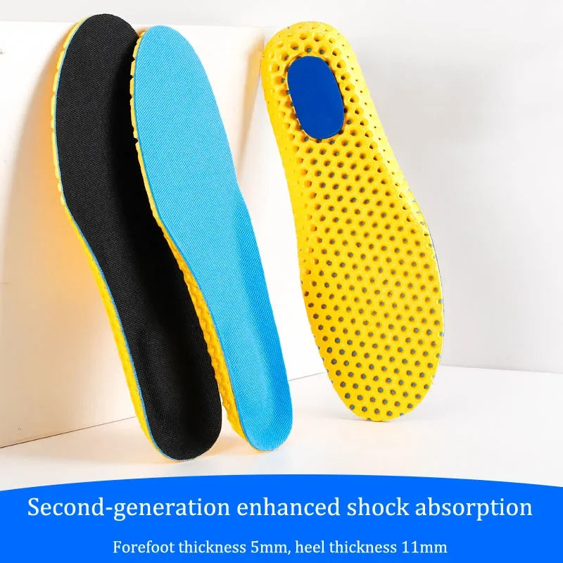 Neue Orthopädische Memory Foam Einlegesohlen | Atmungsaktive Mesh Sporteinlagen für Damen & Herren | Dämpfung & Fußgewölbeunterstützung Kaufschwan®