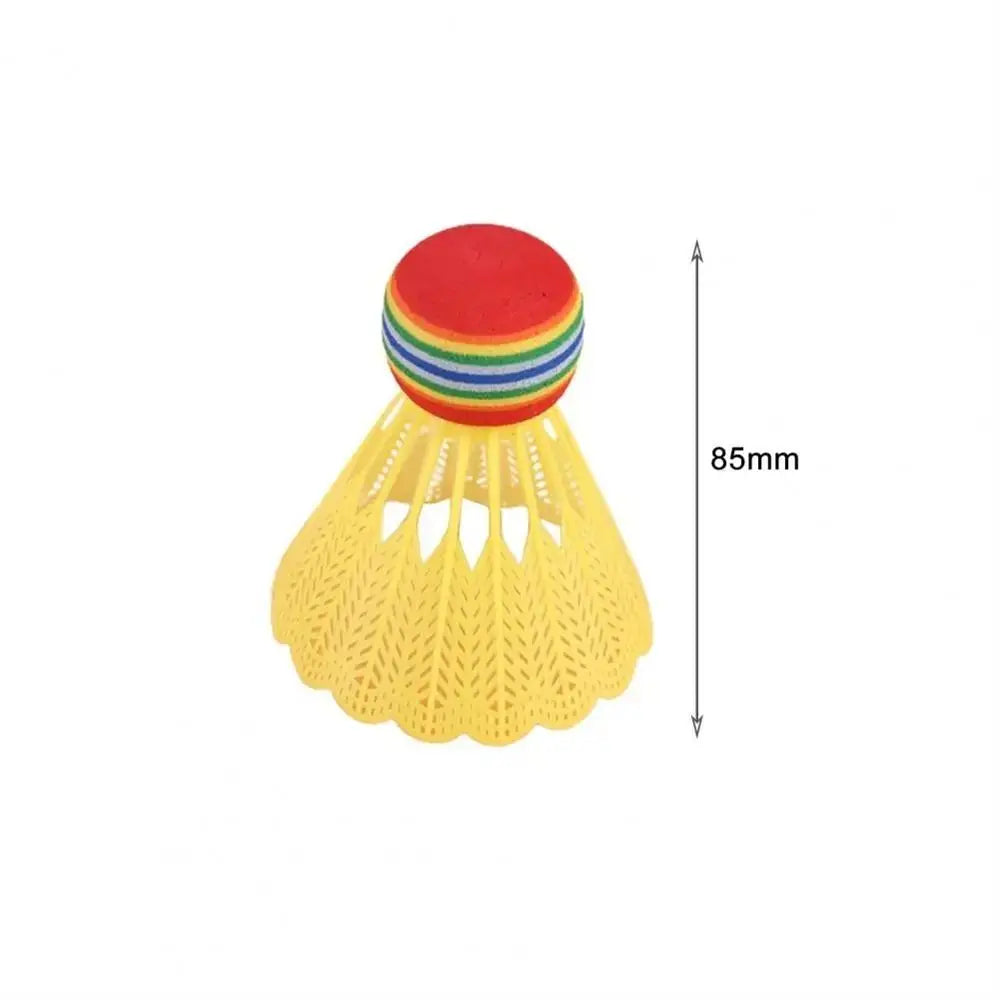 4 Stück Bunte Federbälle – Langlebige Trainings Federbälle mit Stabiler Flugbahn | Outdoor Badminton Zubehör Kaufschwan®